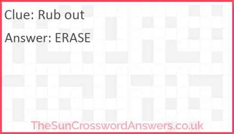 rub out crossword clue